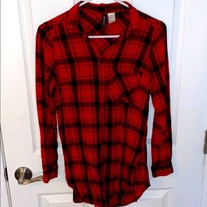 H&M light flannel